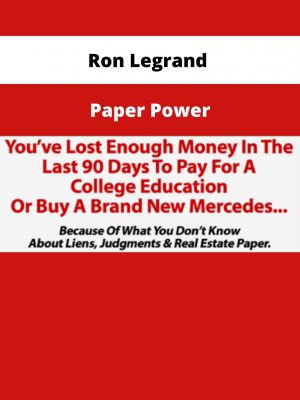 Ron Legrand – Paper Power