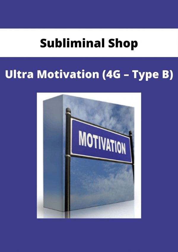 Subliminal Shop – Ultra Motivation (4g – Type B)