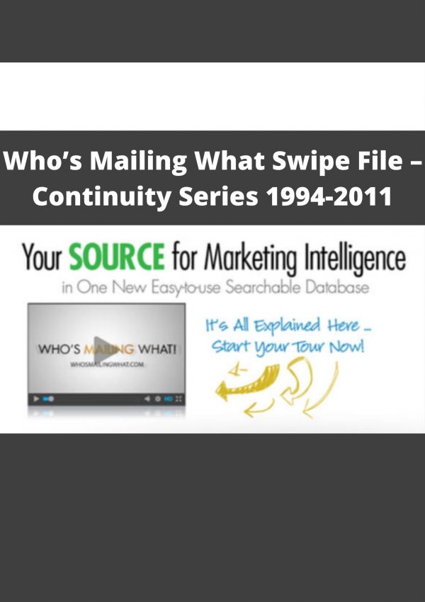 Who’s Mailing What Swipe File – Continuity Series 1994-2011