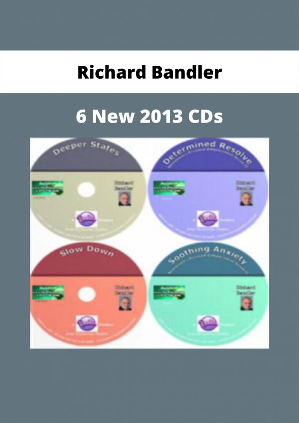 6 New 2013 Cds From Richard Bandler