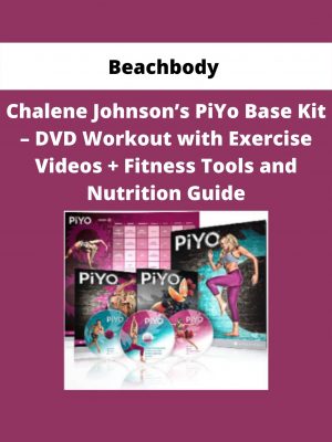Beachbody – Chalene Johnson’s Piyo Base Kit – Dvd Workout With Exercise Videos + Fitness Tools And Nutrition Guide
