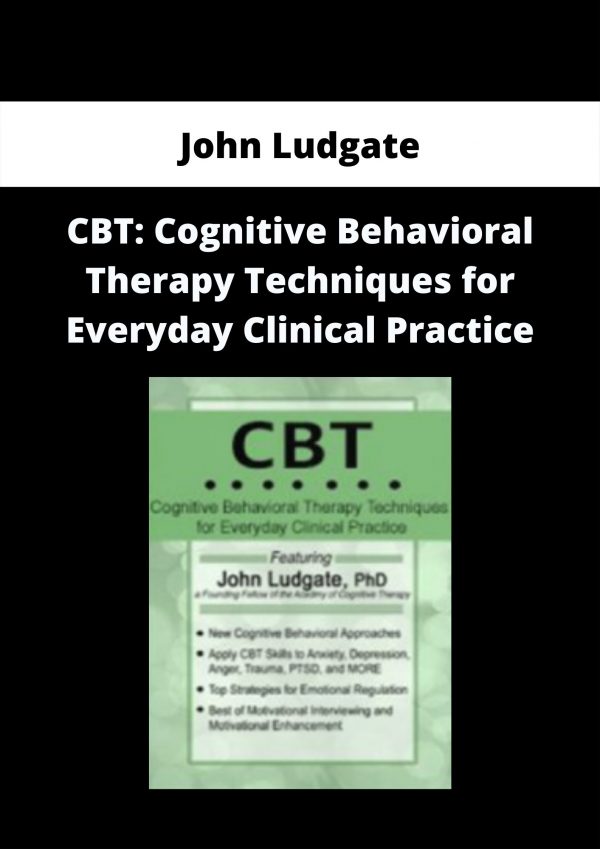 Cbt: Cognitive Behavioral Therapy Techniques For Everyday Clinical Practice By John Ludgate