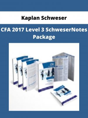 Cfa 2017 Level 3 Schwesernotes Package From Kaplan Schweser