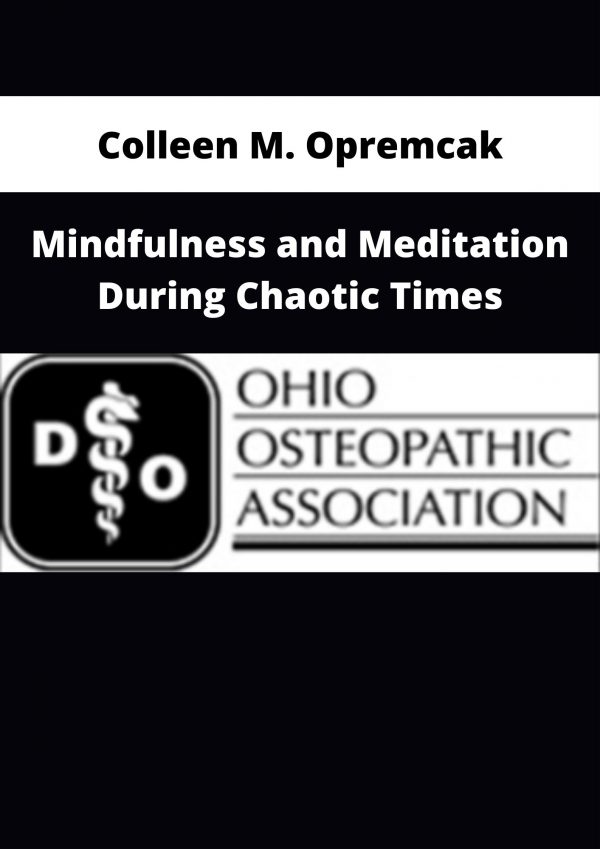 Colleen M. Opremcak – Mindfulness And Meditation During Chaotic Times