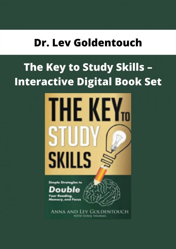 Dr. Lev Goldentouch – The Key To Study Skills – Interactive Digital Book Set