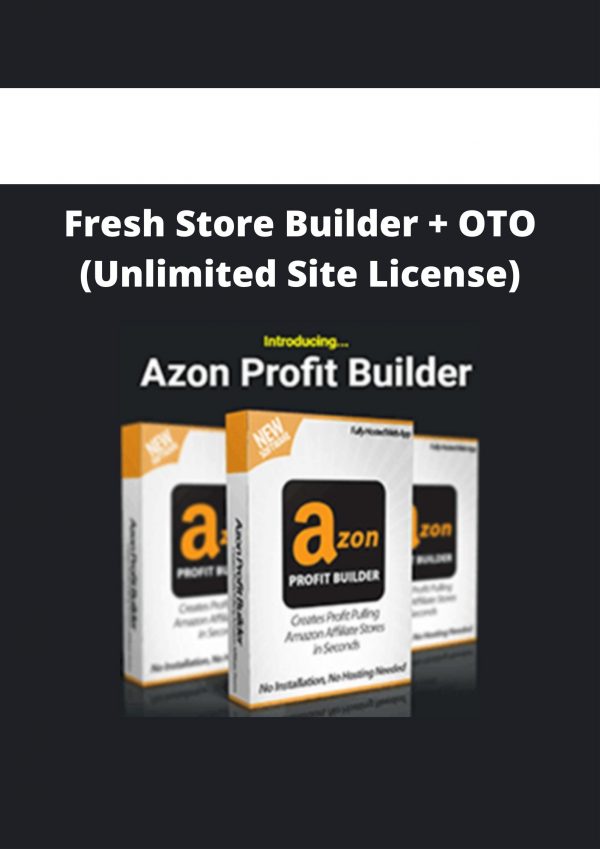 Fresh Store Builder + Oto (unlimited Site License)