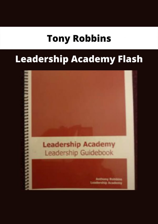 Leadership Academy Flash Cards By Tony Robbins
