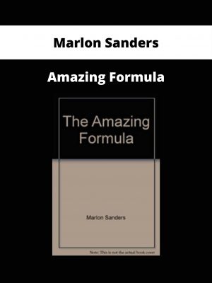 Marlon Sanders – Amazing Formula