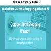 October 2019 Blogging Blastoff By Its A Lovely Life
