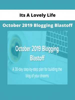 October 2019 Blogging Blastoff By Its A Lovely Life