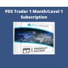 Pds Trader 1 Month/level 1 Subscription