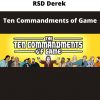 Rsd Derek – Ten Commandments Of Game