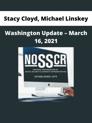 Stacy Cloyd, Michael Linskey – Washington Update – March 16, 2021
