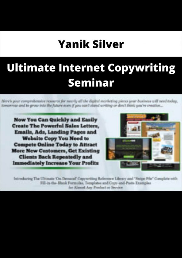 Yanik Silver : Ultimate Internet Copywriting Seminar