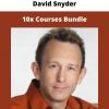 10x Courses Bundle By David Snyder