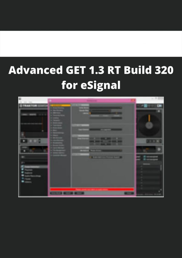 Advanced Get 1.3 Rt Build 320 For Esignal