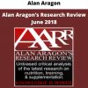 Alan Aragon – Alan Aragon’s Research Review June 2018