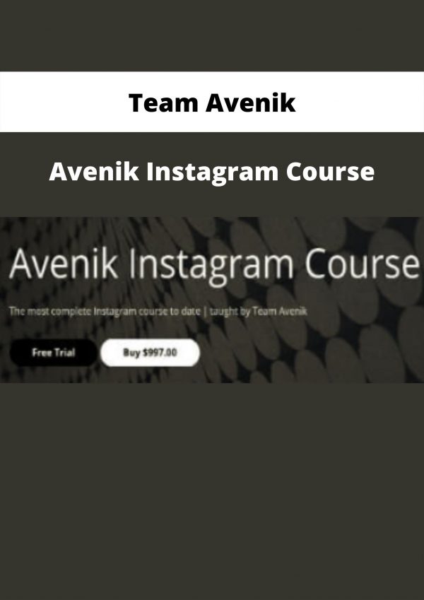 Avenik Instagram Course By Team Avenik