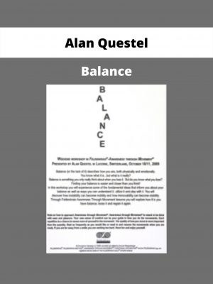 Balance By Alan Questel