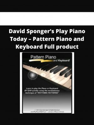 David Sponger’s Play Piano Today – Pattern Piano And Keyboard Full Product