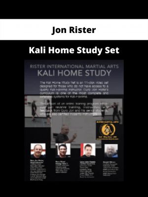 Kali Home Study Set By Jon Rister