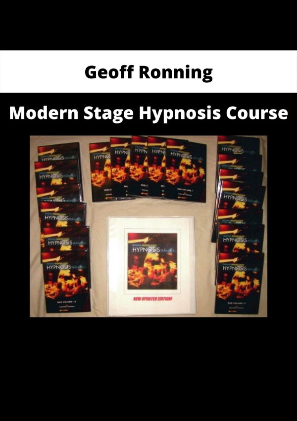 Modern Stage Hypnosis Course By Geoff Ronning