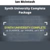 Synth University Complete Package By Ian Mcintosh