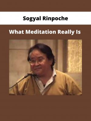 What Meditation Really Is By Sogyal Rinpoche