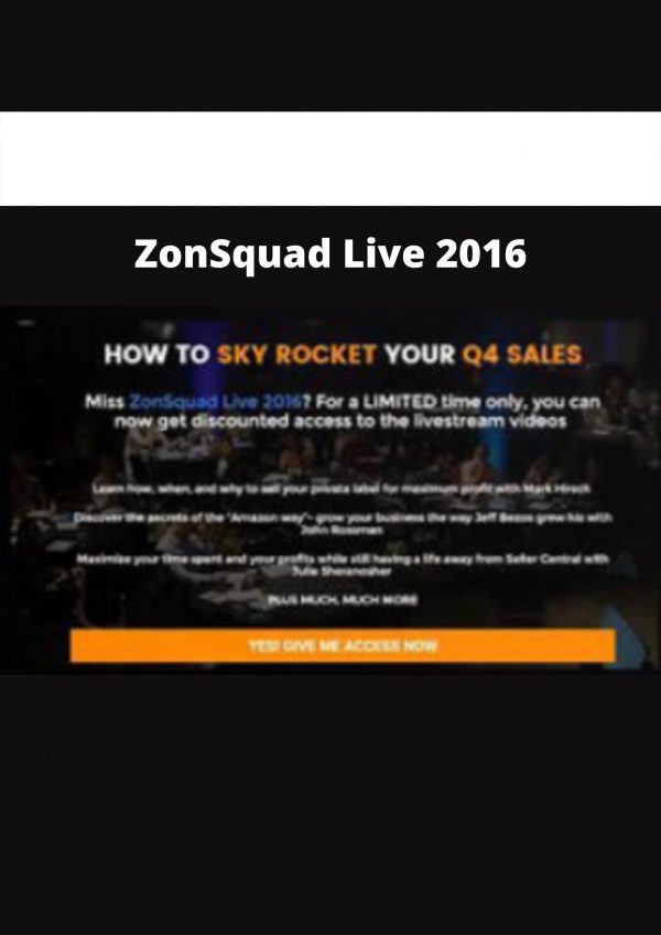 Zonsquad Live 2016