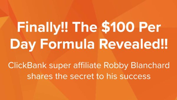 Robby Blanchard – Spark 200 Level Course – $100day Formula