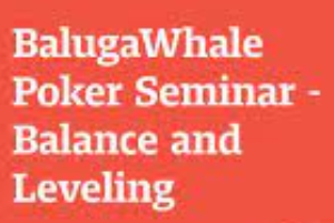 Balugawhale Poker Seminar – Balance And Leveling