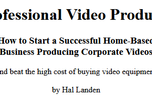 Videouniversity, Hal Landen – Professional Video Producer Course