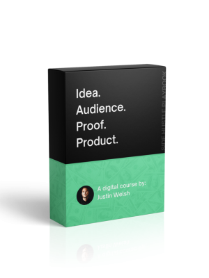 Justin Welsh – Idea Audience Proof Product-the Side Income Playbook Courses