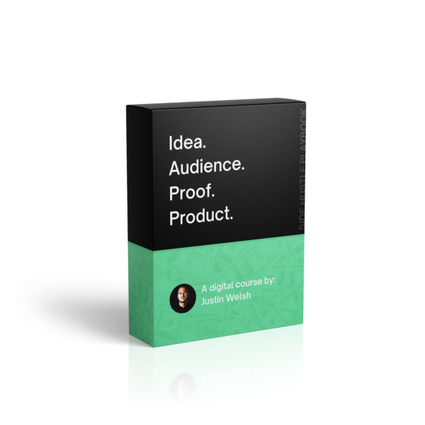 Justin Welsh – Idea Audience Proof Product-the Side Income Playbook Courses