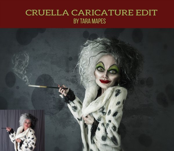 Tara Mapes – Cruella Caricature Tutorial