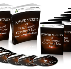 Purchasing Advantage – Power Secrets Of Purchasing Contract Law