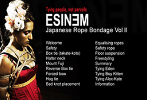 Esinem – Japanese Rope Bondage Volume 1 & 2 – Tying People, Not Parcels