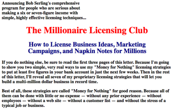 Bob Serling – Million Dollar Licensing 2.0