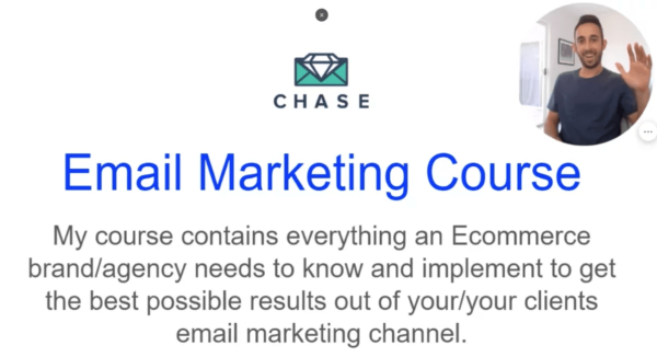 Chase Dimond – Ecommerce Email Marketing Course