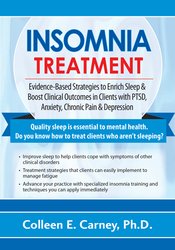 Colleen E. Carney – Insomnia Treatment