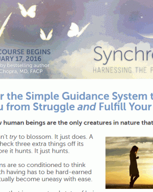 Deepak Chopra – SynchroDestiny Course