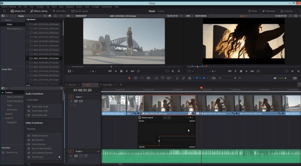 Editing short fashion promo video with DaVinci Resolve