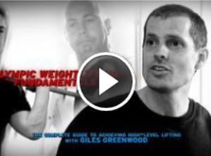 Giles Greenwood – Olympic Weightlifting Fundamentals