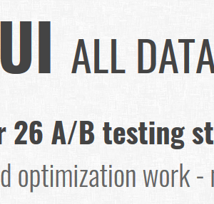 GoodUI DATASTORIES Updated October 2017