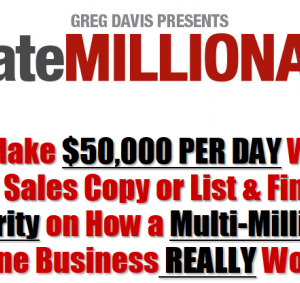 Greg Davis – Affiliate Millionaires 2017