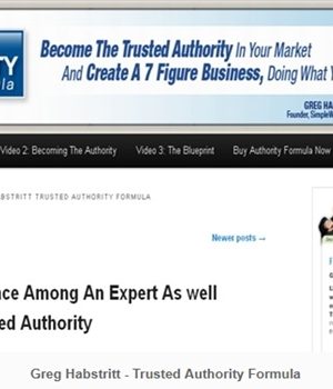 Greg Habstritt – Trusted Authority Formula