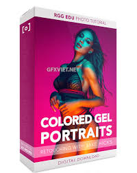 Jake Hicks – Colored Gel Portraits and Retouching