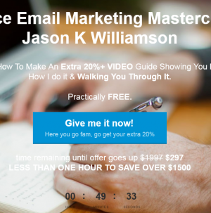 Jason K Williamson – eCom eMail Marketing Masterclass