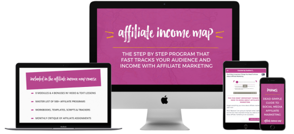 Justine Grey – Affiliate Income Map