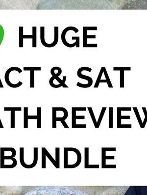 Mario DiBartolomeo – ACT & SAT Huge Math Review Bundle